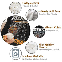 Funny Christmas Basketball Throw Blanket Merry Swishmas Xmas Swish Technique - Wonder Print Shop