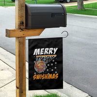 Funny Christmas Basketball Garden Flag Merry Swishmas Xmas Swish Technique - Wonder Print Shop