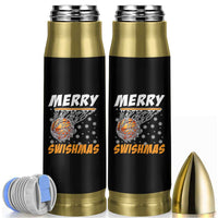 Funny Christmas Basketball Bullet Tumbler Merry Swishmas Xmas Swish Technique - Wonder Print Shop