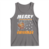 Funny Christmas Basketball Tank Top Merry Swishmas Xmas Swish Technique - Wonder Print Shop