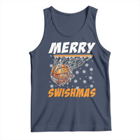 Funny Christmas Basketball Tank Top Merry Swishmas Xmas Swish Technique - Wonder Print Shop