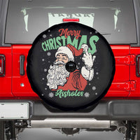Funny Merry Christmas Assholes Spare Tire Cover Xmas Naughty Santa Adult Jokes - Wonder Print Shop