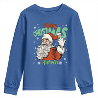 Funny Merry Christmas Assholes Youth Sweatshirt Xmas Naughty Santa Adult Jokes - Wonder Print Shop