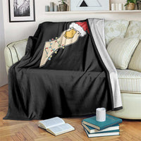 Funny Christmas Silly Goose Festive Holiday Throw Blanket - Wonder Print Shop