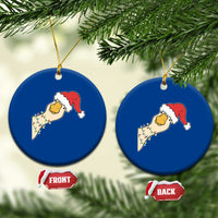 Funny Christmas Silly Goose Festive Holiday Ceramic Ornament - Wonder Print Shop