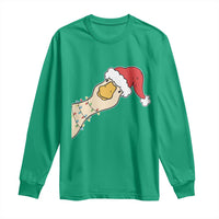 Funny Christmas Silly Goose Festive Holiday Long Sleeve Shirt - Wonder Print Shop