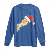 Funny Christmas Silly Goose Festive Holiday Long Sleeve Shirt - Wonder Print Shop