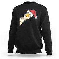 Funny Christmas Silly Goose Festive Holiday Sweatshirt - Wonder Print Shop