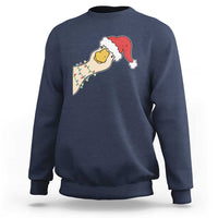 Funny Christmas Silly Goose Festive Holiday Sweatshirt - Wonder Print Shop