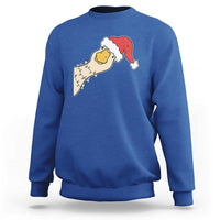 Funny Christmas Silly Goose Festive Holiday Sweatshirt - Wonder Print Shop