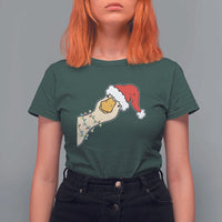 Funny Christmas Silly Goose Festive Holiday T Shirt For Women - Wonder Print Shop