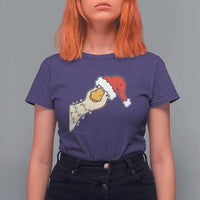 Funny Christmas Silly Goose Festive Holiday T Shirt For Women - Wonder Print Shop