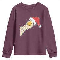 Funny Christmas Silly Goose Festive Holiday Youth Sweatshirt - Wonder Print Shop