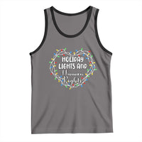 Holiday Lights And Human Rights Christmas Activism Tank Top - Wonder Print Shop