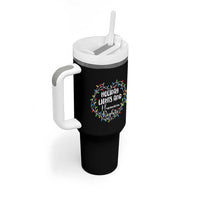 Holiday Lights And Human Rights Christmas Activism Tumbler With Handle - Wonder Print Shop