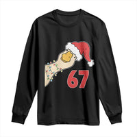 Funny Christmas Silly Goose 67 Meme Festive Holiday Long Sleeve Shirt - Wonder Print Shop