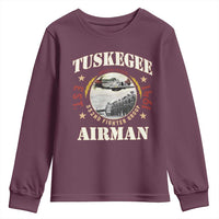Tuskegee Airman Youth Sweatshirt Heroes Of Freedom 332ND Fighter Group Est 1941