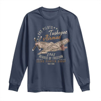 Tuskegee Airman Long Sleeve Shirt Heroes Of Freedom 332ND Fighter Group Est 1941 Vintage Fighter