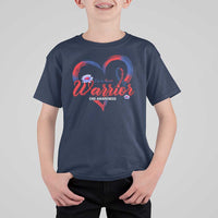 I'm A Heart Warrior T Shirt For Kid Congenital Heart Disease CHD Awareness