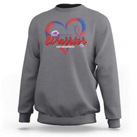 I'm A Heart Warrior Sweatshirt Congenital Heart Disease CHD Awareness