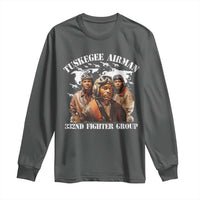 Tuskegee Airman Long Sleeve Shirt 332ND Fighter Group Black History Month