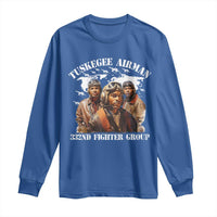 Tuskegee Airman Long Sleeve Shirt 332ND Fighter Group Black History Month