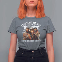 Tuskegee Airman T Shirt For Women 332ND Fighter Group Black History Month