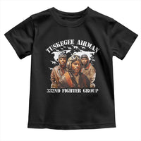 Tuskegee Airman Toddler T Shirt 332ND Fighter Group Black History Month