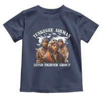 Tuskegee Airman Toddler T Shirt 332ND Fighter Group Black History Month