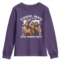 Tuskegee Airman Youth Sweatshirt 332ND Fighter Group Black History Month