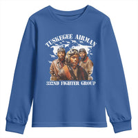 Tuskegee Airman Youth Sweatshirt 332ND Fighter Group Black History Month