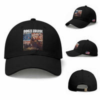 Funny George Washington Baseball Cap Booze Cruise Political Party Vintage American Flag