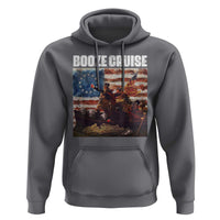 Funny George Washington Hoodie Booze Cruise Political Party Vintage American Flag