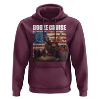 Funny George Washington Hoodie Booze Cruise Political Party Vintage American Flag