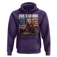 Funny George Washington Hoodie Booze Cruise Political Party Vintage American Flag