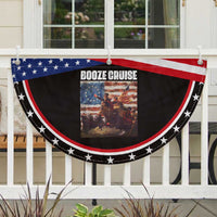 Funny George Washington Patriotic Fan Flag Booze Cruise Political Party Vintage American Flag