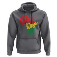 Black History Is American History Hoodie Vintage Africa Map