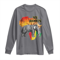 Africa Roots Long Sleeve Shirt My Roots Africa Map Black History Elephant
