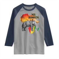 Africa Roots Raglan Shirt My Roots Africa Map Black History Elephant