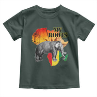 Africa Roots Toddler T Shirt My Roots Africa Map Black History Elephant