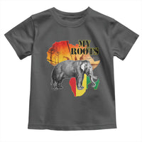 Africa Roots Toddler T Shirt My Roots Africa Map Black History Elephant