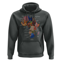 African Culture Black Fabrics Hoodie African American Heritage