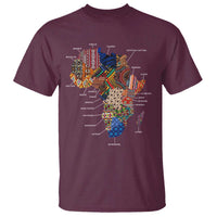 African Culture Black Fabrics T Shirt African American Heritage