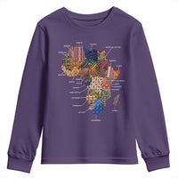 African Culture Black Fabrics Youth Sweatshirt African American Heritage