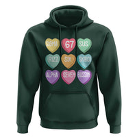 Funny Valentines Day 67 Meme Six Seven Sigma Rizz Heart Kids Hoodie