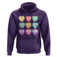 Funny Valentines Day 67 Meme Six Seven Sigma Rizz Heart Kids Hoodie