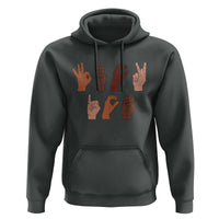 Funny Fuck Hand Sign Language Anti Deportation Hoodie Chinga La Migra