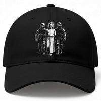 Jesus Arrested Parody Baseball Cap Funny Immigrant Rights Political Protest