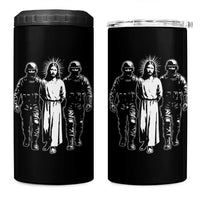 Jesus Arrested Parody 4 in 1 Can Cooler Tumbler Funny Immigrant Rights Political Protest