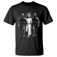 Jesus Arrested Parody T Shirt Funny Immigrant Rights Political Protest